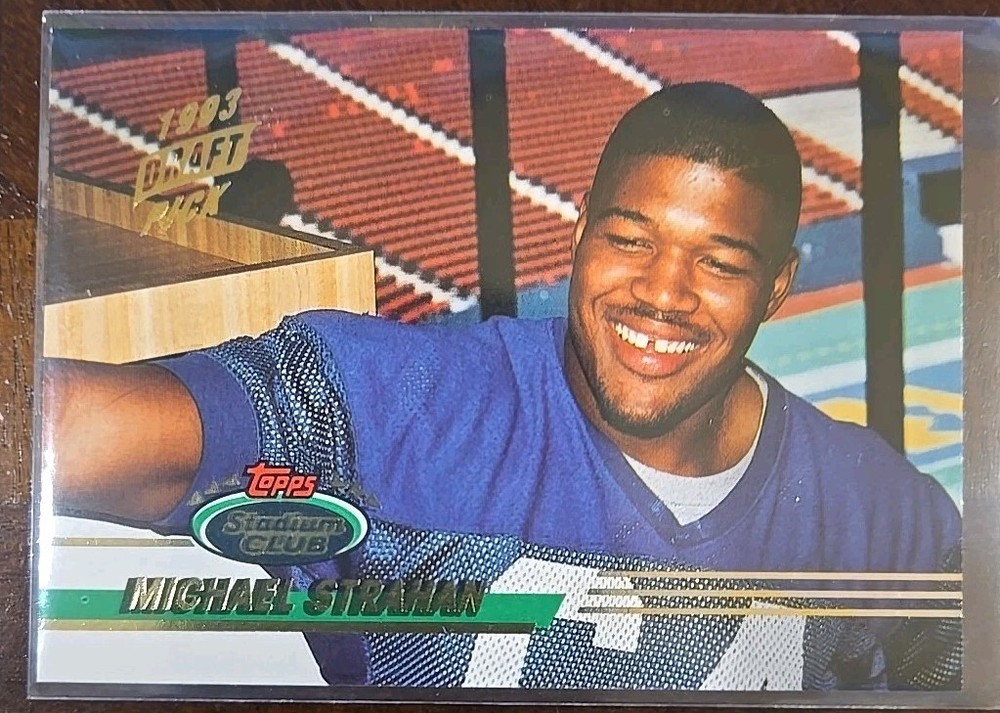 1993 Topps Stadium Club Michael Strahan RC 1993 Draft PICK NMT-MT Top Loaded '93