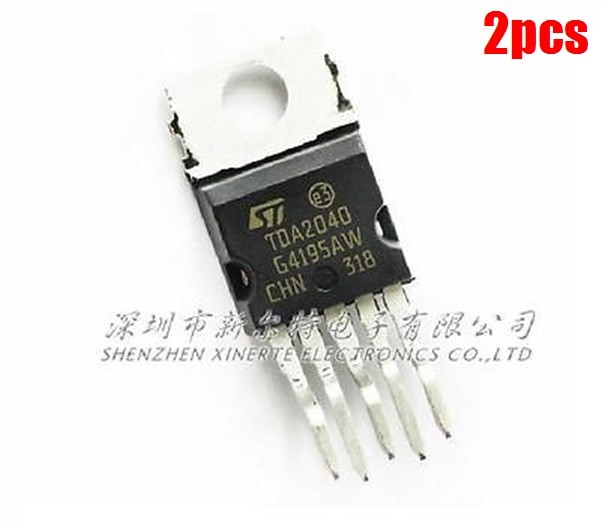2Pcs Hi-Fi Audio Amplifier TDA2040V TDA2040 TDA2040V 20 Watts New Ic oz