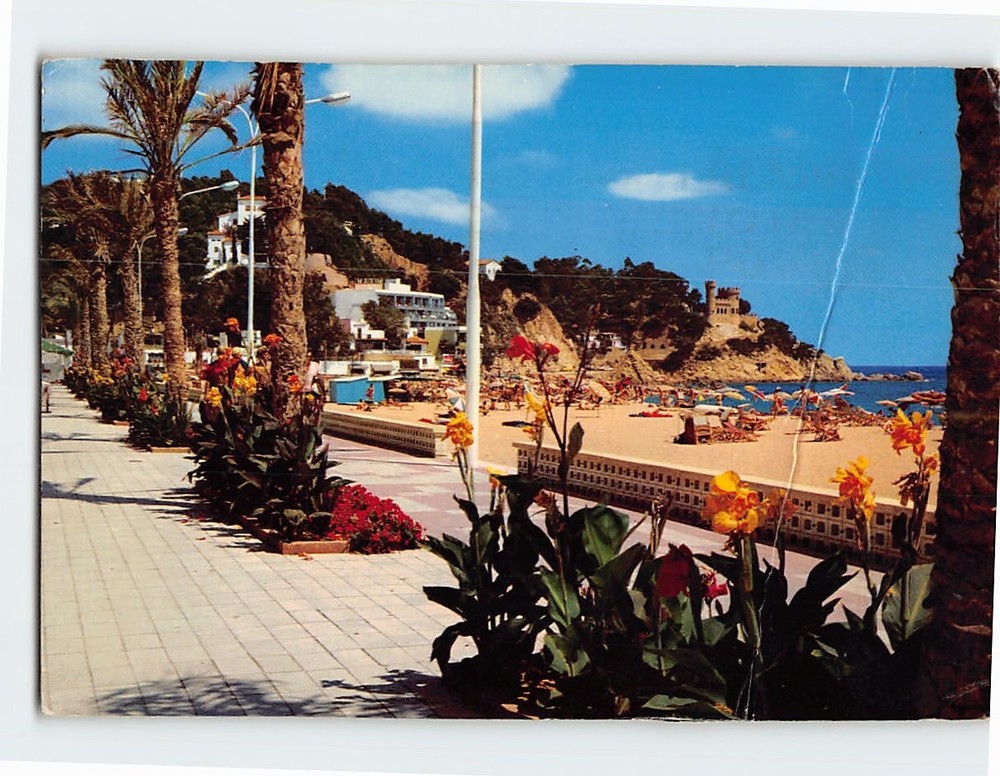 Postcard Paseo del Mar Lloret de Mar Spain