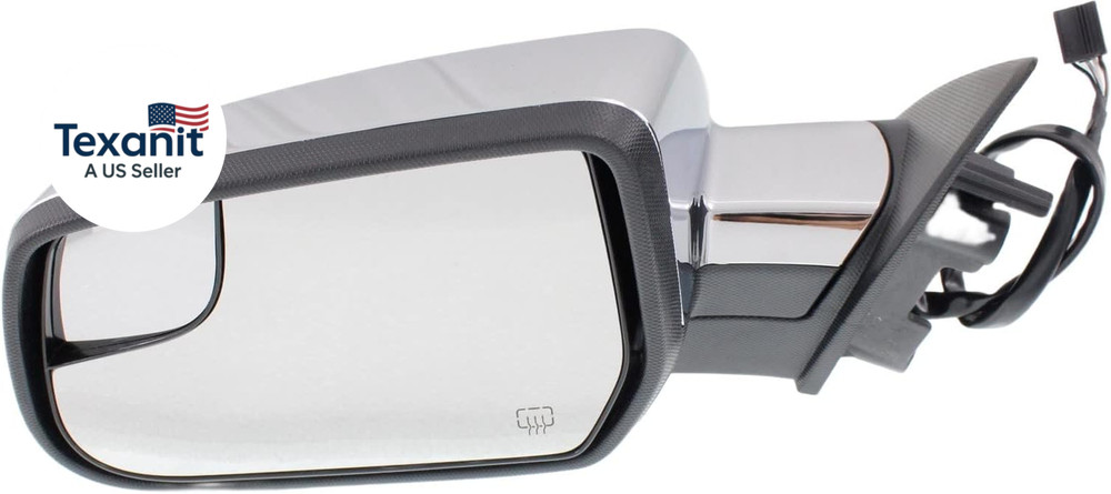 Driver Side Power Heated Mirror for Chevrolet Equinox GMC Terrain 2010-2017 with