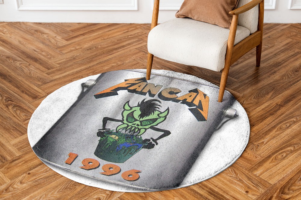 Metallica Rug Fan Can 1 Album Art Round Rug Home Decor Fan-made 24-47in Gift