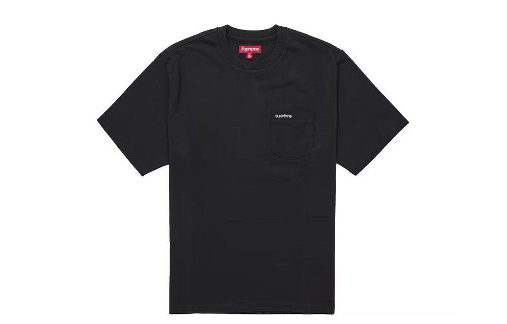 Mens Small - Supreme Pocket Tee - Black