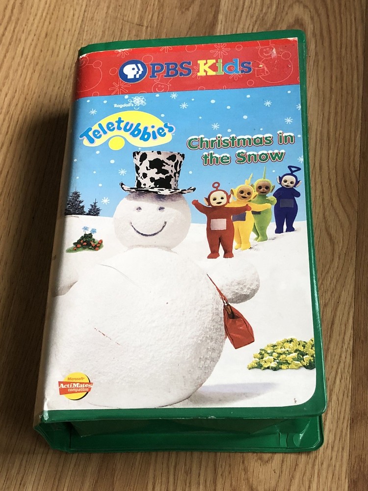 PBS Kids: Teletubbies - Christmas in the Snow VHS *2 TAPES*