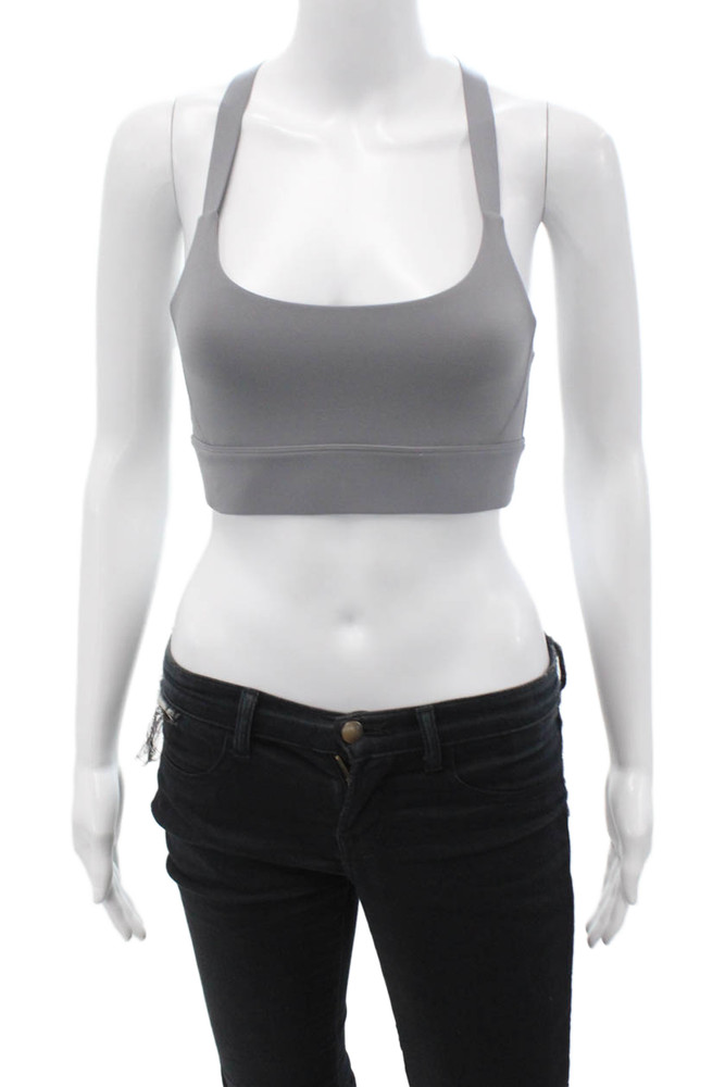 Beyond Yoga Womens Activewear Adjustable Pullover Sports Bra Gray Size XSFree Shipping in US $100+ Orders | $6.95 Orders Below