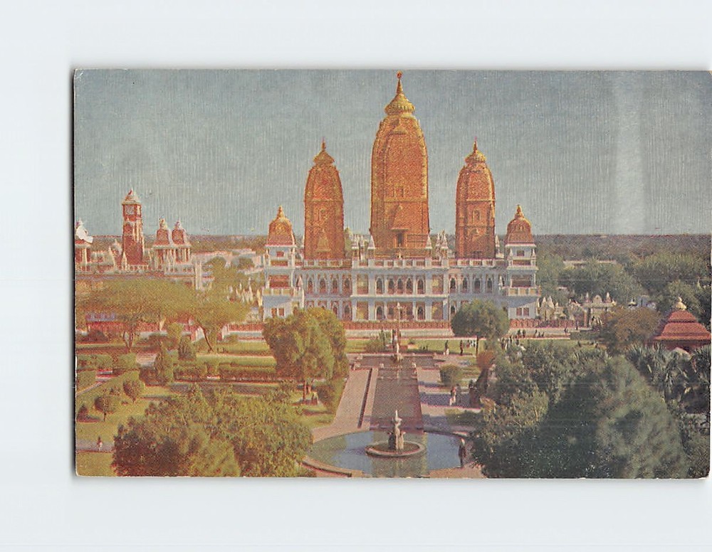 Postcard Laxminarayan Temple New Delhi India