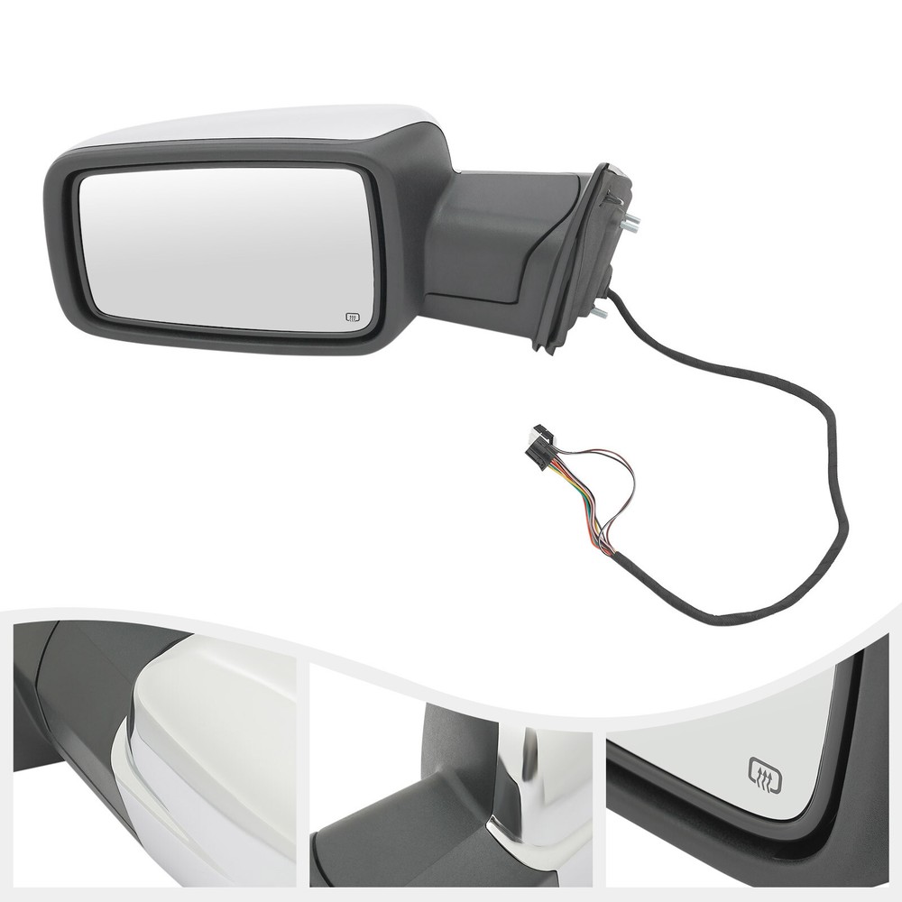 Left Side Manual Folding Heated Mirror for 2013-2019 Dodge Ram 1500  