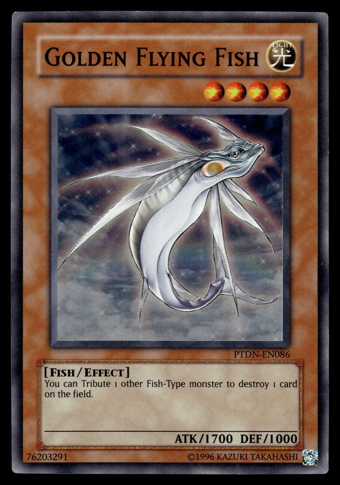 Golden Flying Fish LP PTDN-EN086 Phantom Darkness Yugioh Card