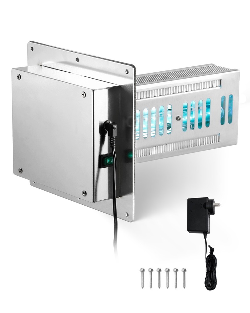 VEVOR Air Purifier Whole House 18W 9in UV Light in Duct for HVAC AC Duct Filter-image