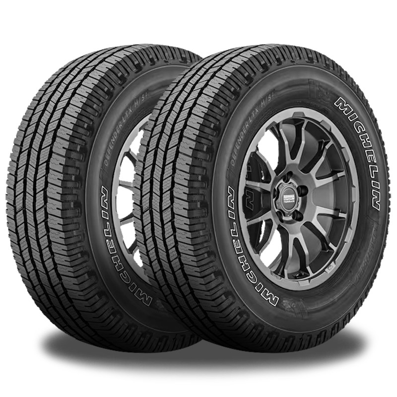 2 Michelin Defender LTX M/S 2 OWL 265/70R17 116T All Season 820BA 70K Warranty
