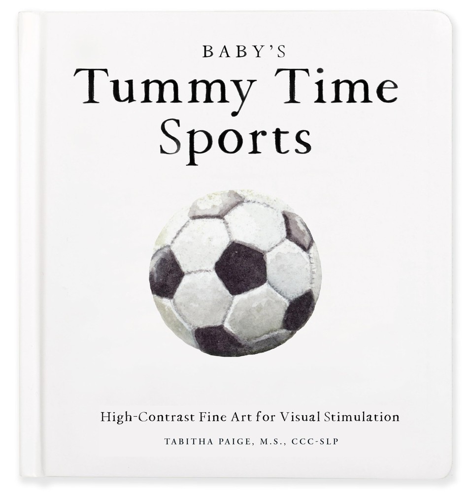 Baby's Tummy Time Sports: High-Contrast Fine Art for Visual Stimulation (Tabith,