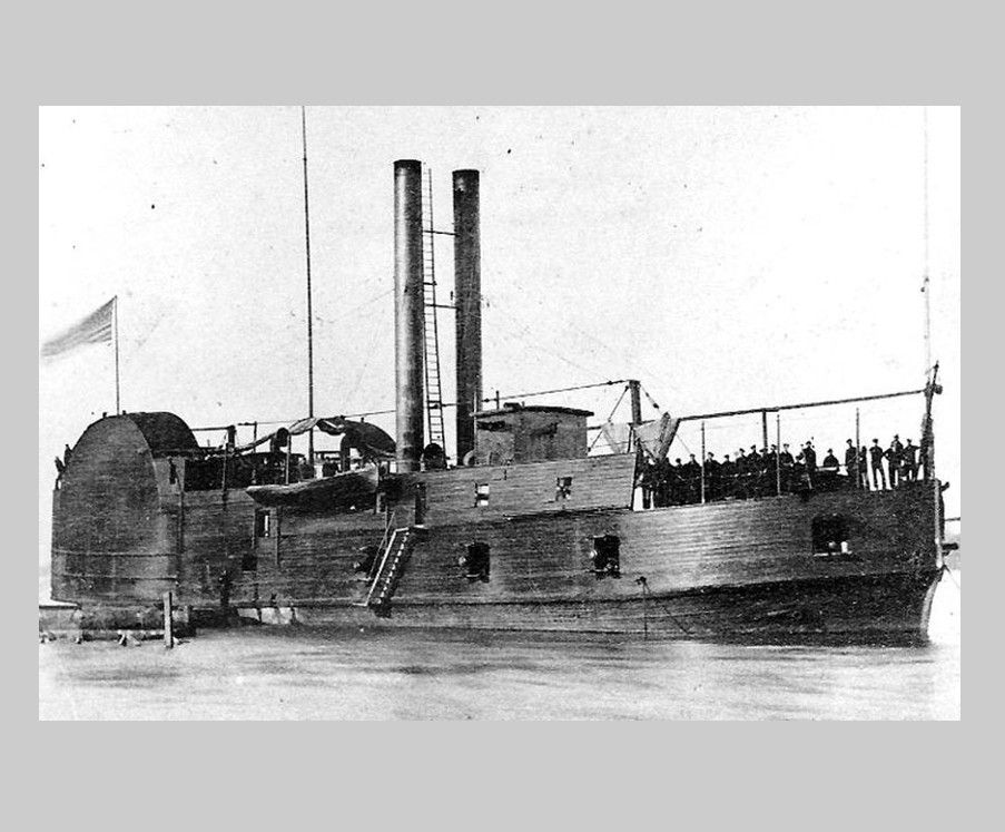 USS Conestoga Civil War Gunboat PHOTO Timberclad Warship Gun Boat 4x6
