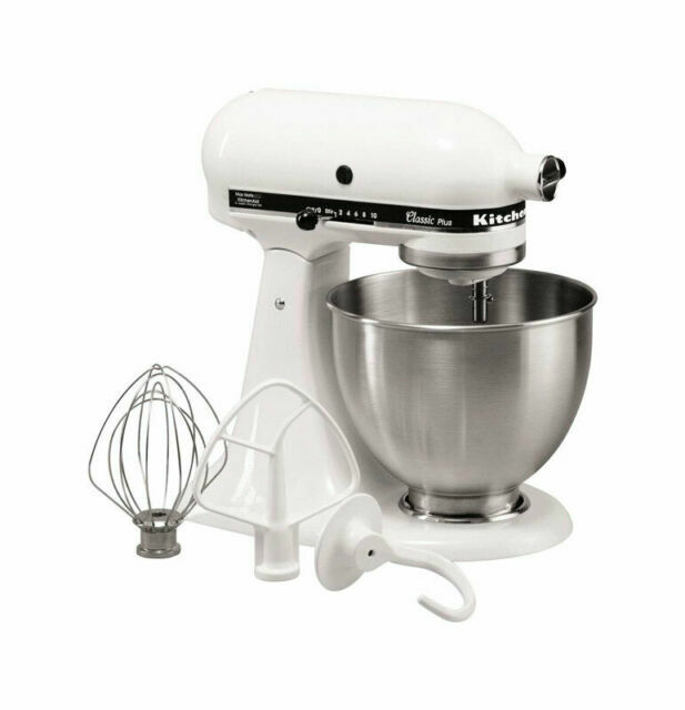 KitchenAid Classic Plus KSM75WH 4.5qt Tilt-Head Stand Mixer - White
