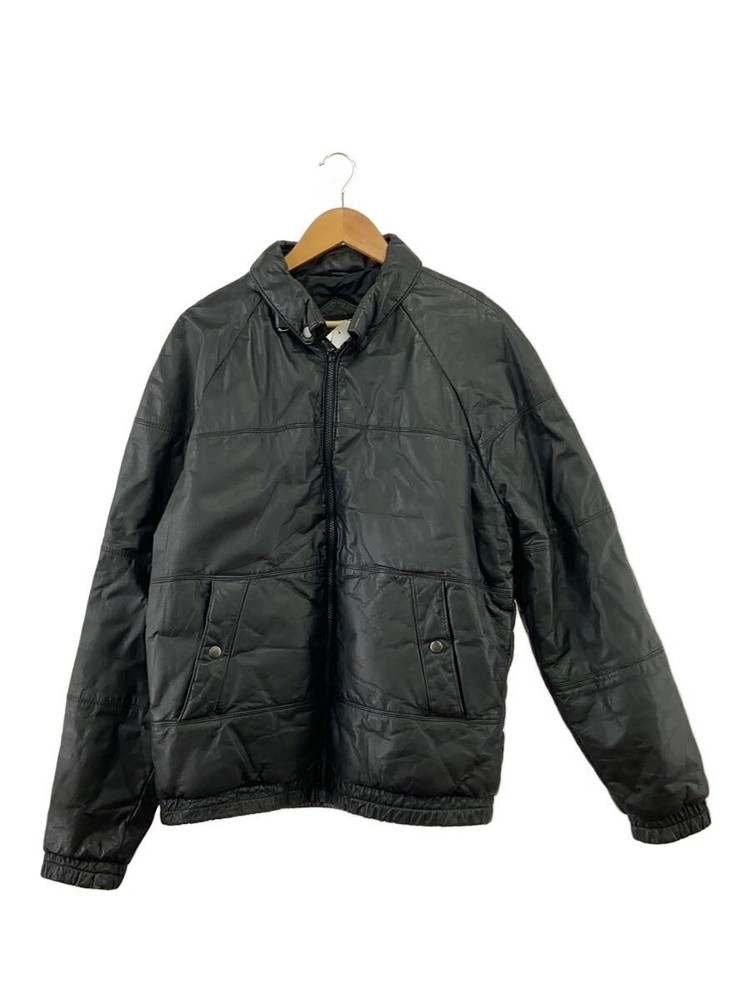 Jackers/Leather Jacket Blouson/Ll/Leather/Blk/Plain 3499