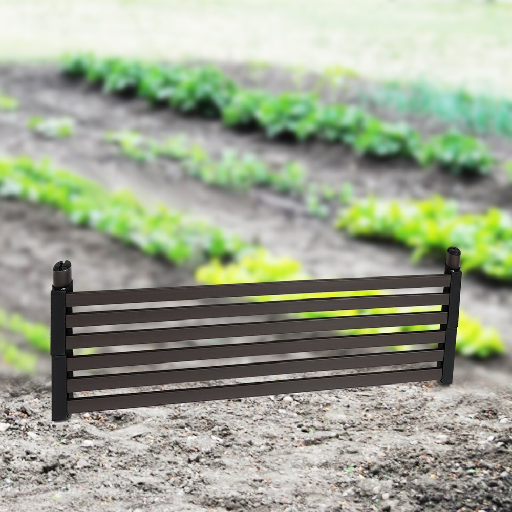 For Garden Raise Privacy Panel Privacy Screen Panel 120*36cm Coffee Color NEW/US