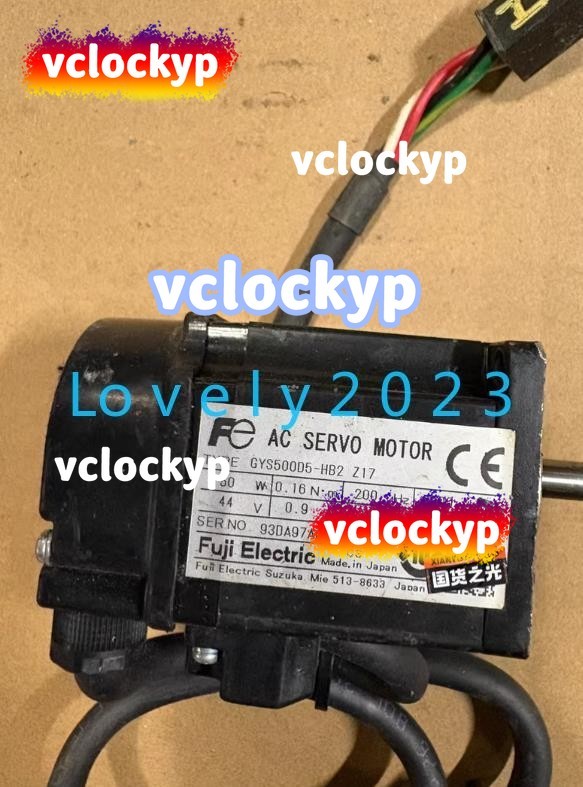 1pc used Fuji servo motor GYS500D5-HB2 Z17