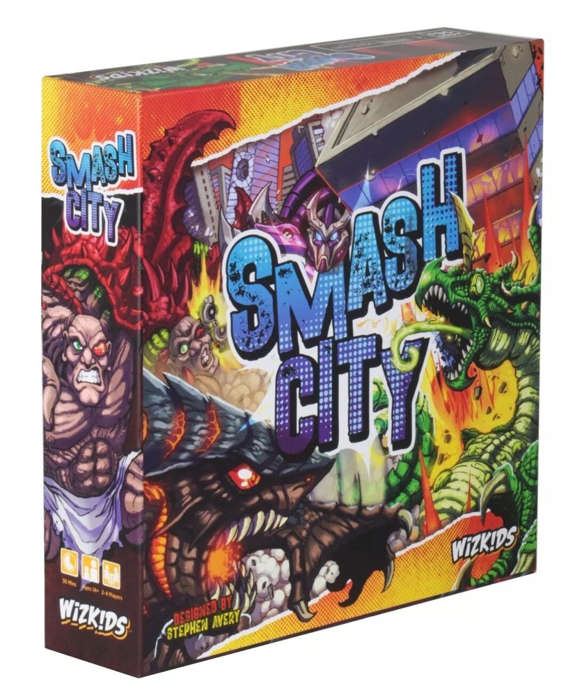 WizKids Smash City Board Game - Stephen Avery Sealed Brand New