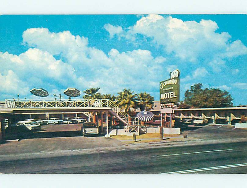 Unused Pre-1980 OLD CARS & EL CORONADO MOTEL Gila Bend Arizona AZ u2410