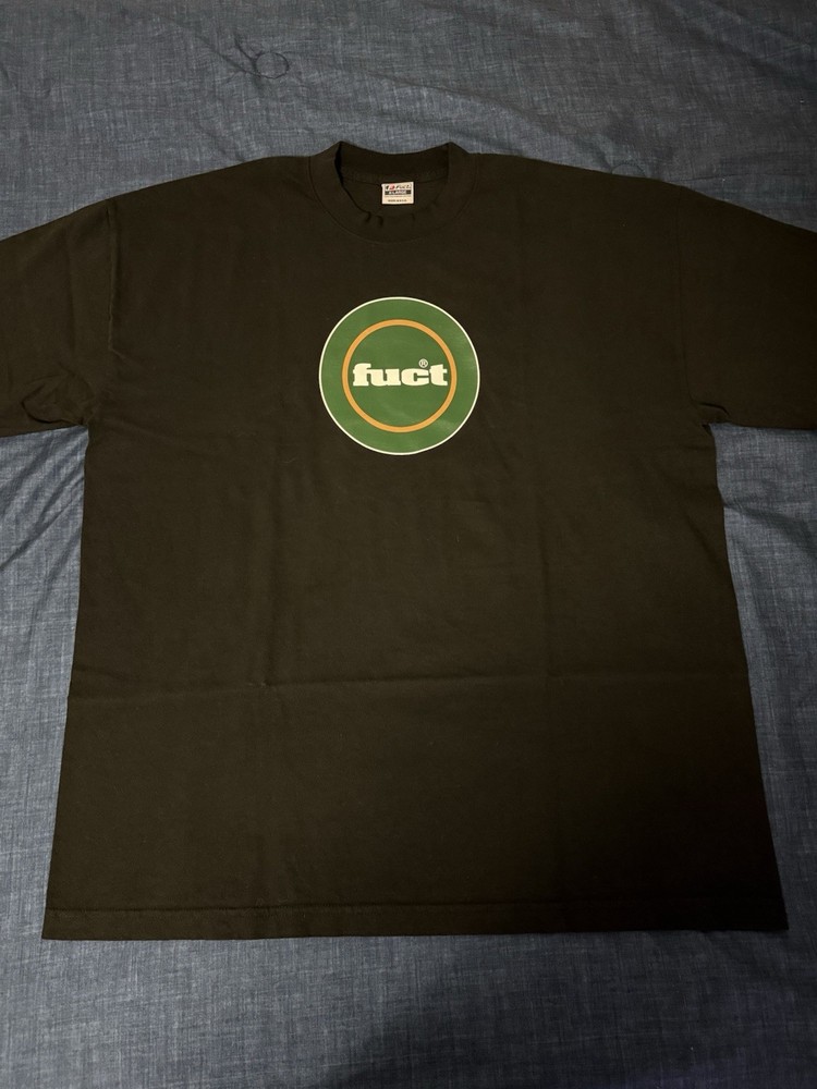 Fuct Circle Logo Tee Black Size XL No Flaws