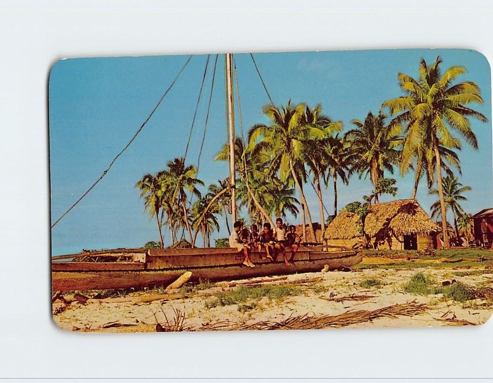 Postcard Fijian Koro Fiji