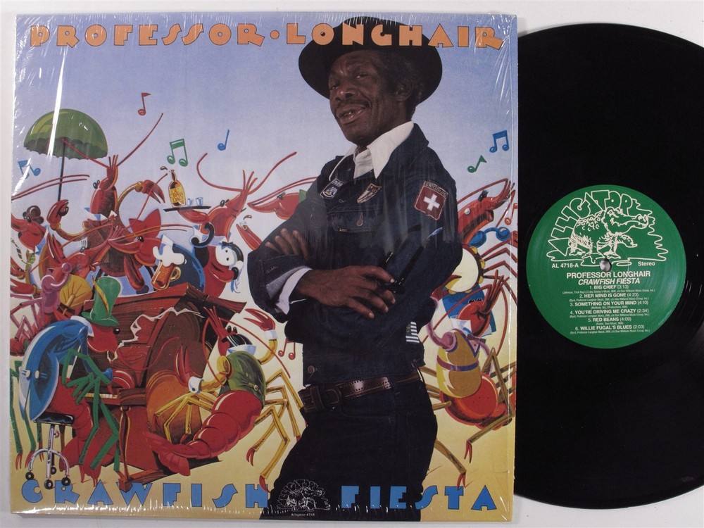 PROFESSOR LONGHAIR Crawfish Fiesta ALLIGATOR LP VG+ 180g 2012 reissue SHRINK a