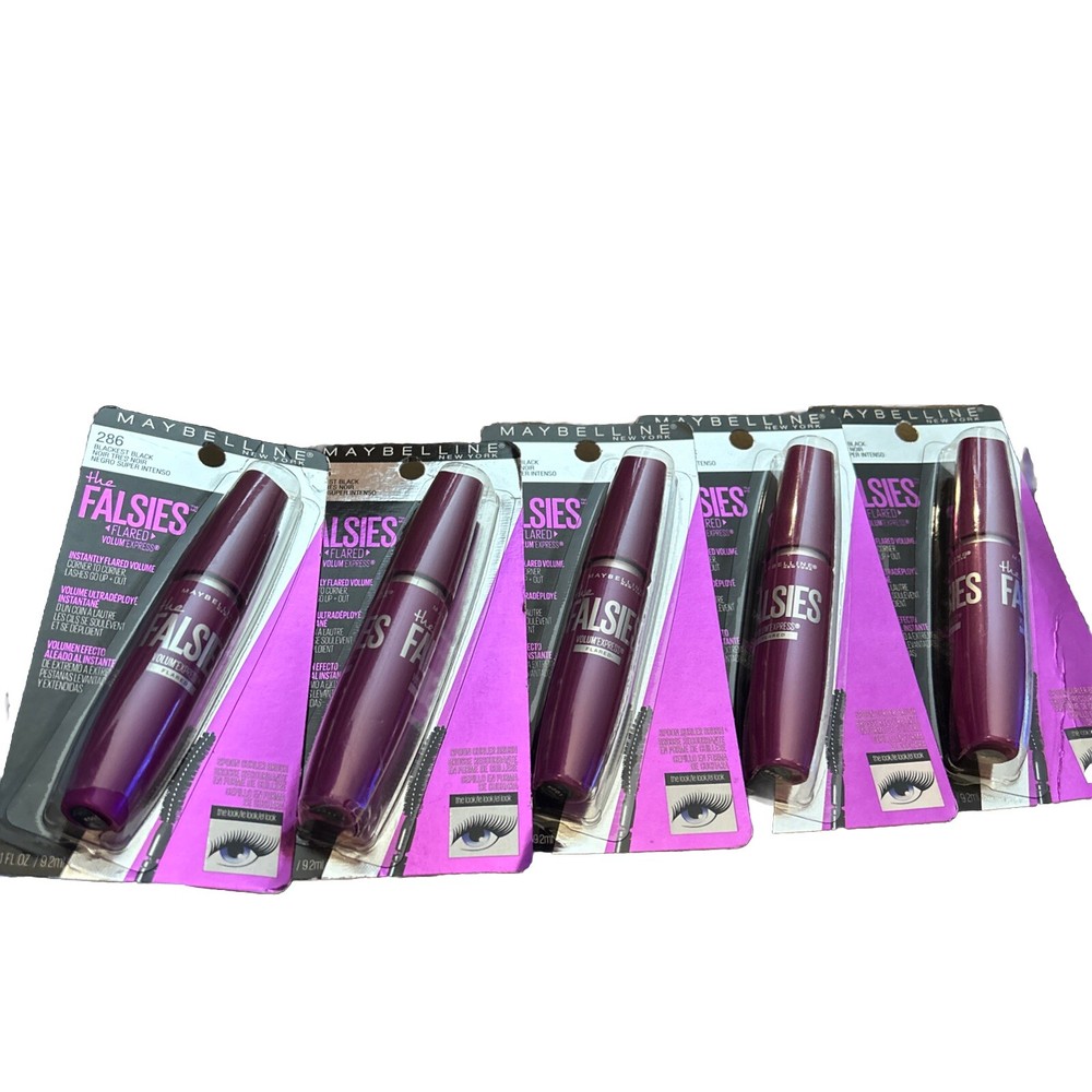Maybelline Volum Express The Falsies Flared Mascara 5X in Blackest Black 286