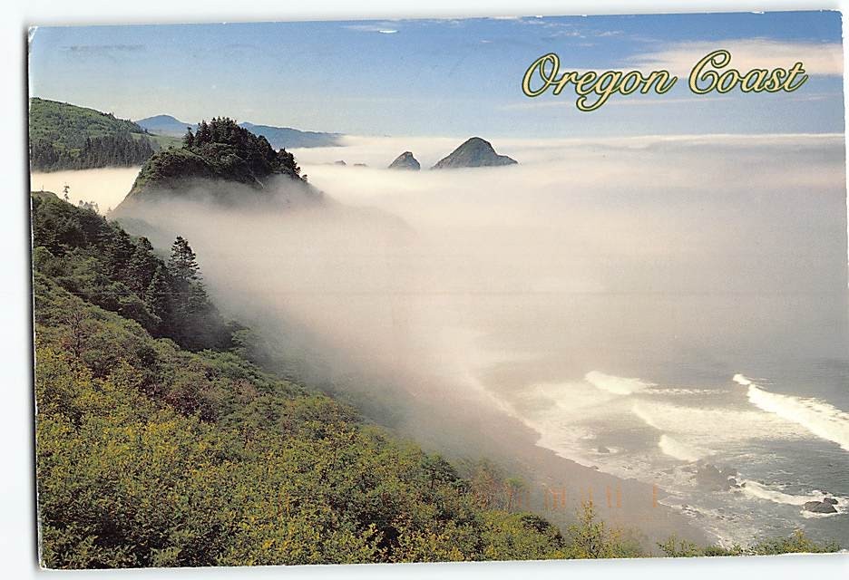 Postcard Oregon Coast Oregon USA