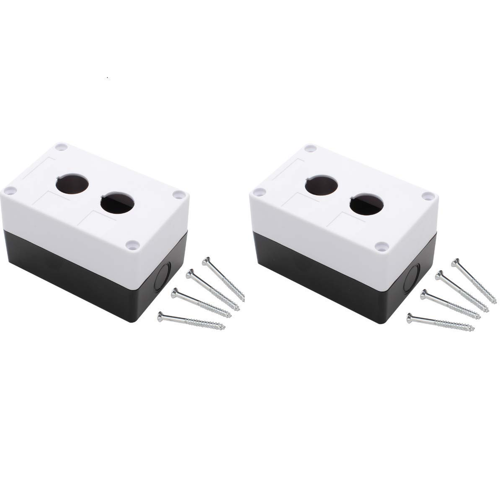 Push Button Switch Control Station Box - 22Mm Double Push Button Hole, Dustproof