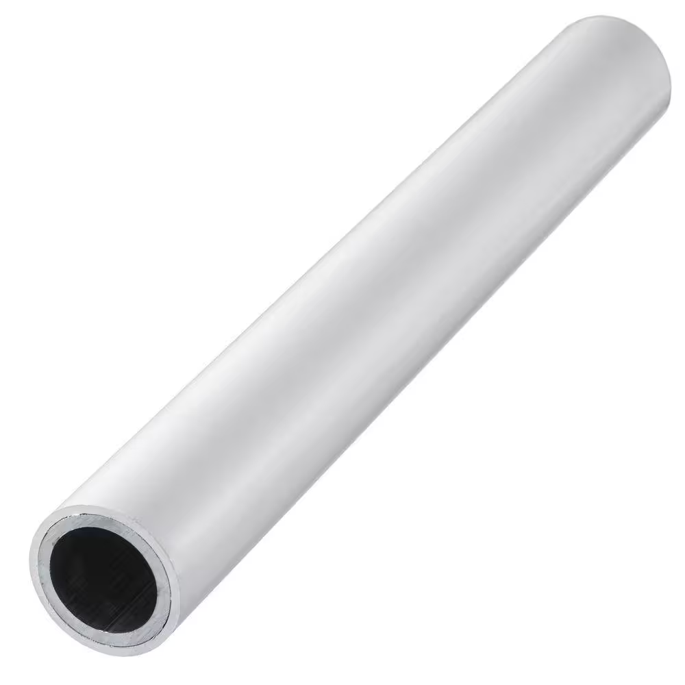 White PVC Stair Handrail 95 Inch with Aluminum Insert ADA Compliant Easy Installation