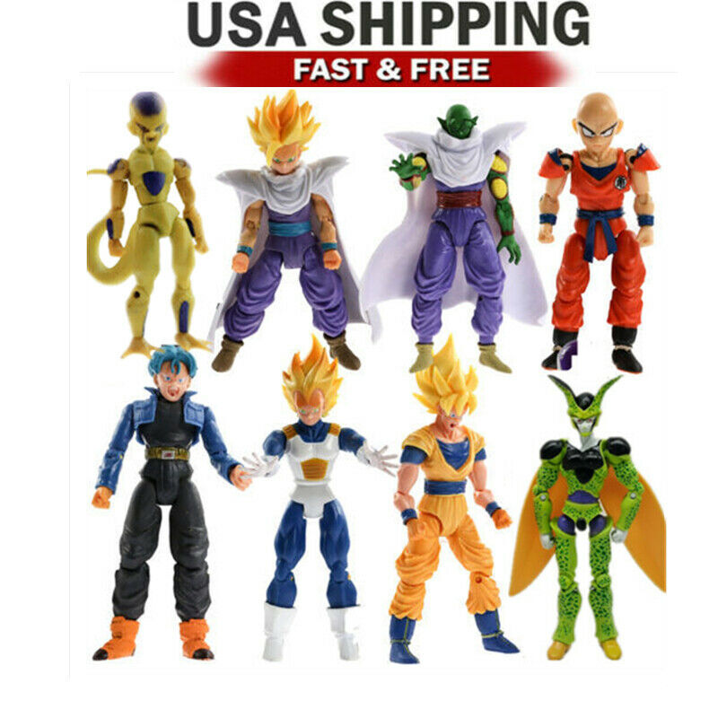 Dragon Ball DragonBall Z Action Figure Super Saiyan Gokou Toy SET NEW