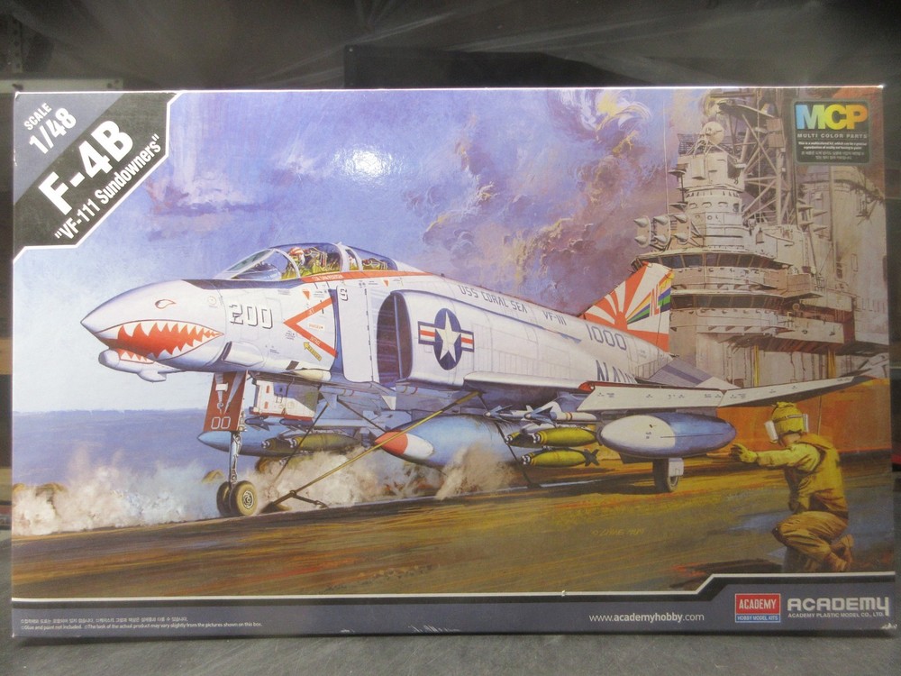 Academy 1/48 F-4B Phantom Ii Vf-111 Sundowners  #12232