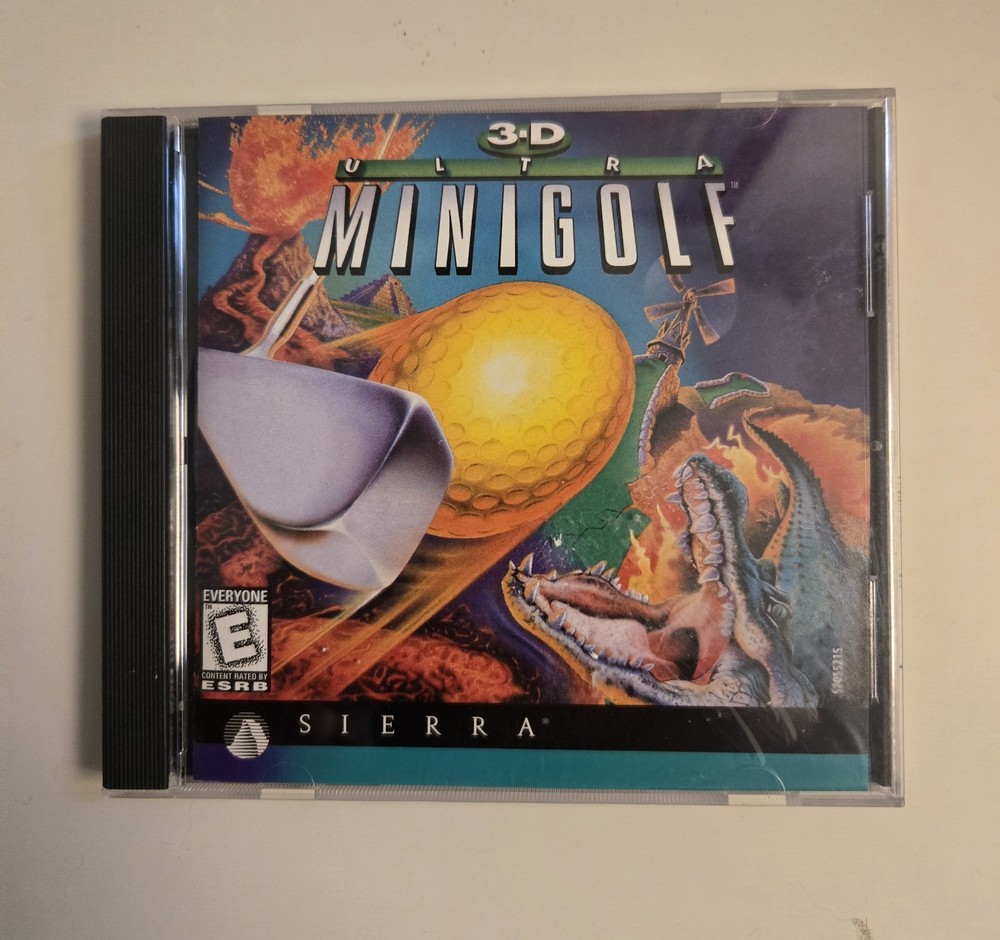 3D Ultra Minigolf (PC, 1998) VINTAGE GAME