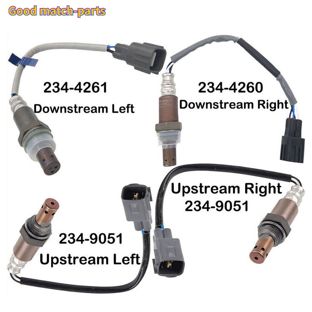 4X Oxygen Sensor Up+Downstream For Toyota 4Runner Tacoma 2005-06 FJ Cruiser 4.0L