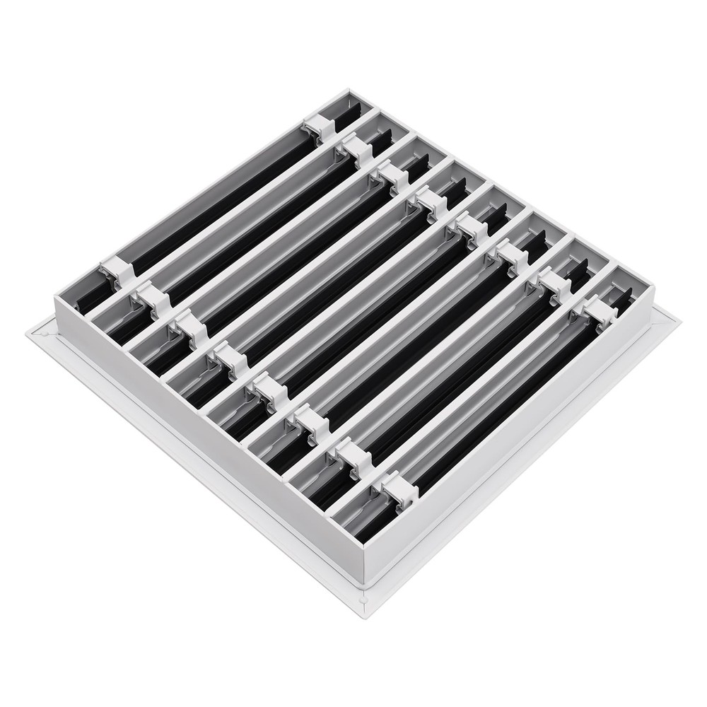 12x12 Modern AC Vent Cover Decorative White Air Vent Standard Linear Slot Diffus
