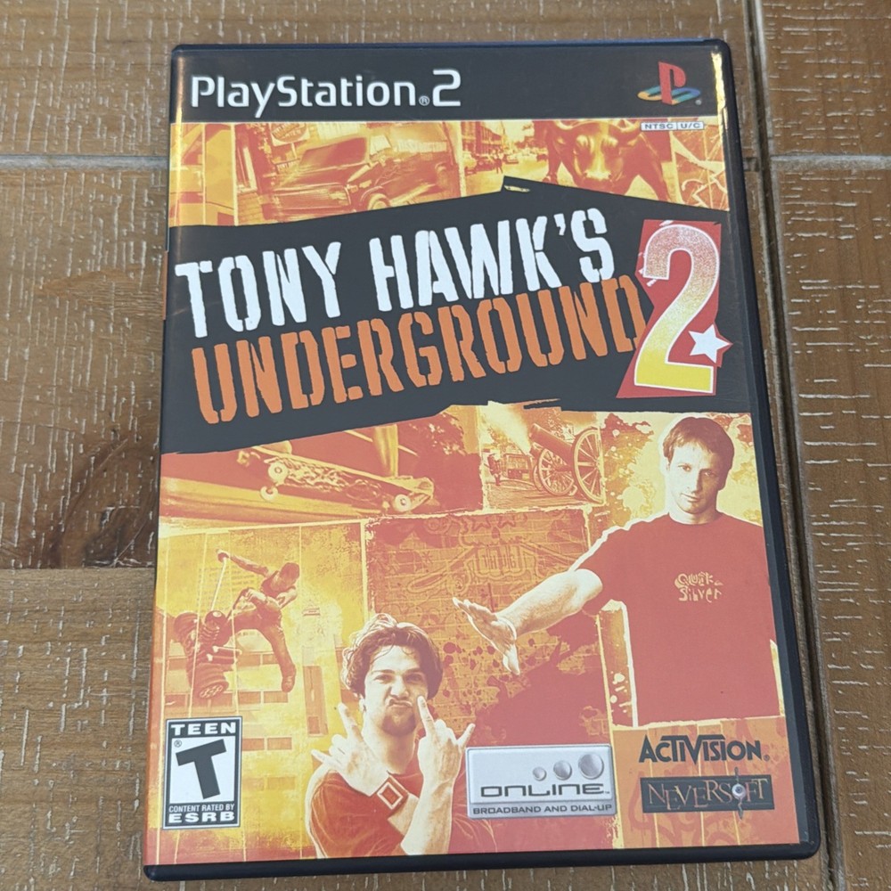 Tony Hawk's Underground 2 PS2 (Sony PlayStation 2, NeverSoft, 2004) CIB Read