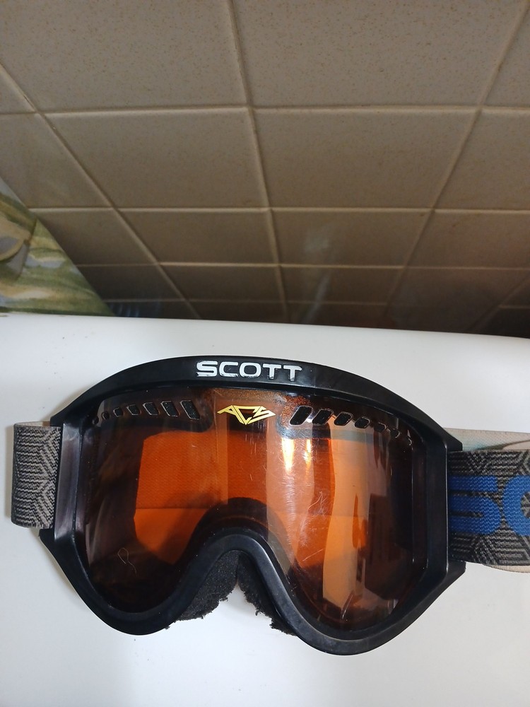 Pre-Owned Scott ACS Ski Goggles US Made with Orange Tint