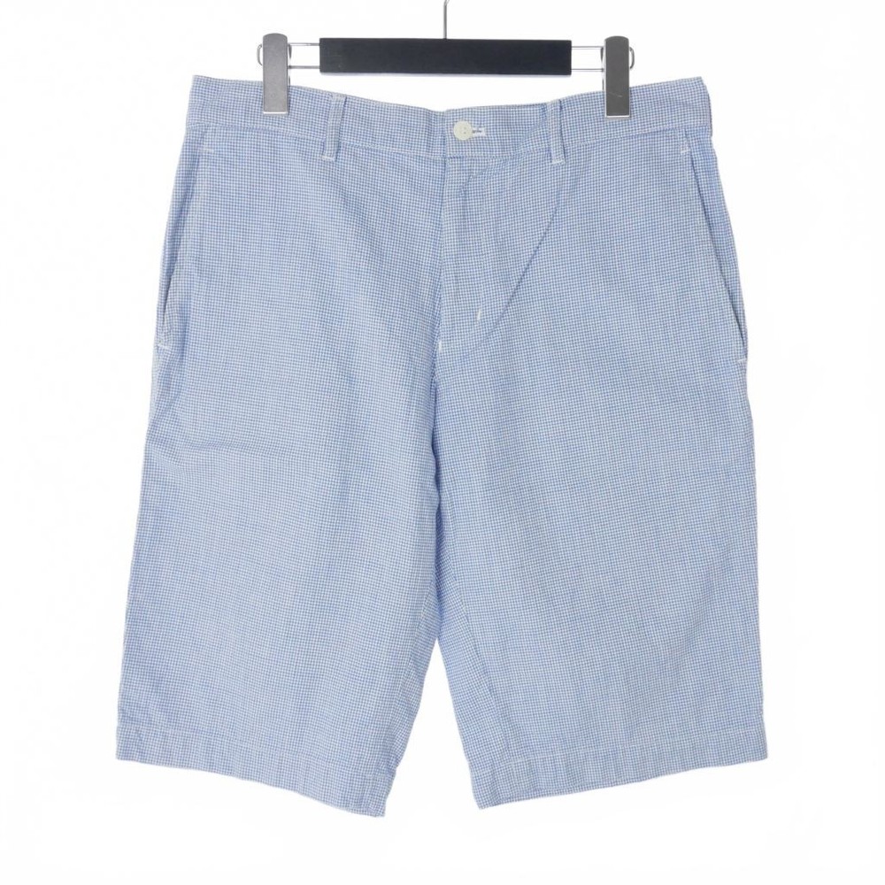 COMME des GARCONS HOMME Gingham Check Shorts Shorts M Blue Blue White White