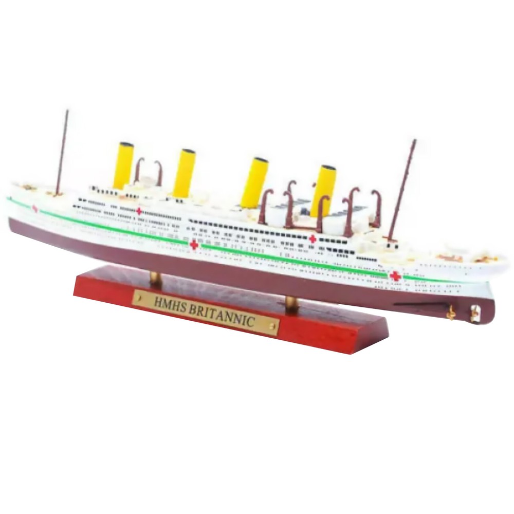 1/1250 Scale HMHS Britannic Cruise Ship Alloy Finished Model Toy Perfect for Gift or Collector Display