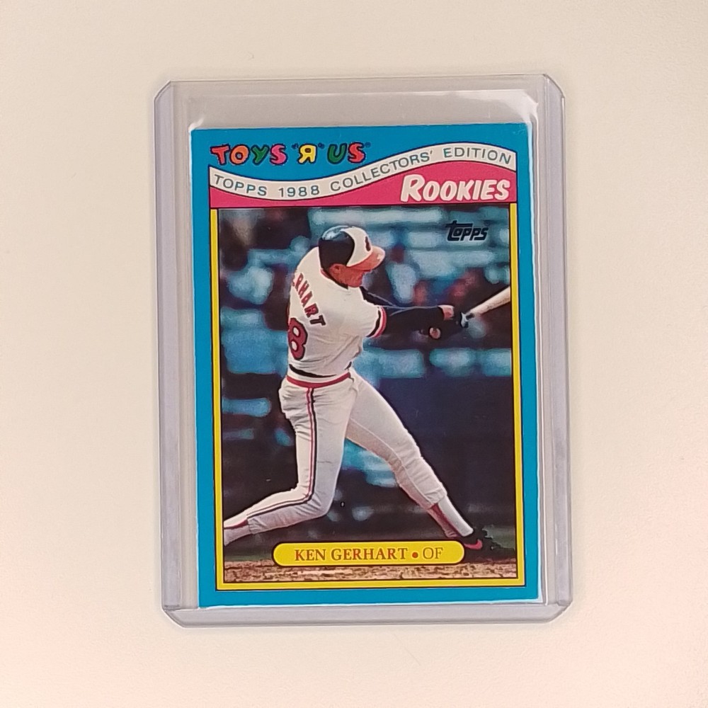 1988 Topps Toys R Us Rookies - Ken Gerhart #11 Baltimore Orioles Baseball Card