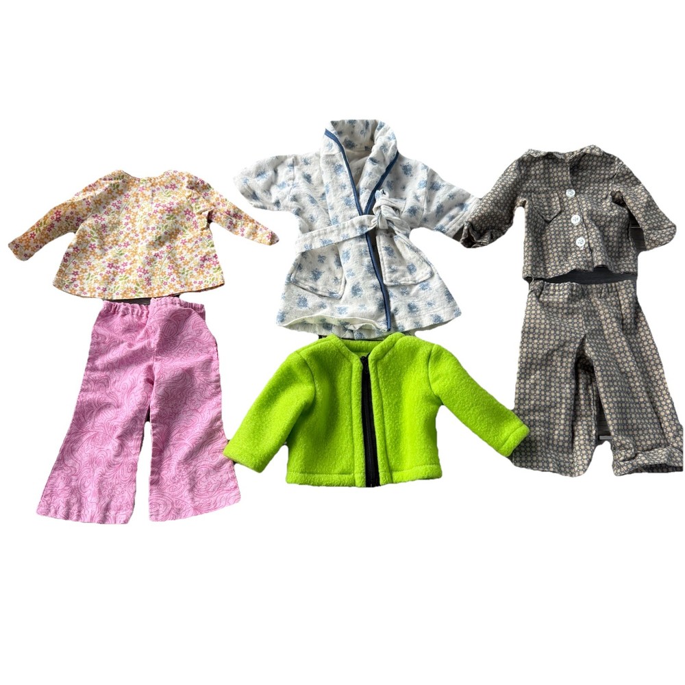 Handmade OOAK Robe Pajamas Jacket Outfit Fits 18
