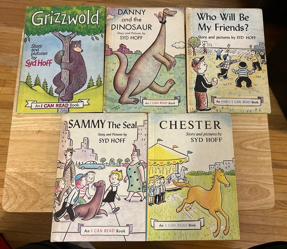 Lot of 5 Vintage I Can Read Books - Sud Hoff- Hardcovers   Y0166