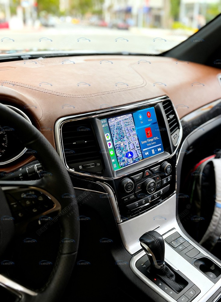 8.4'' Car Radio  Android 15 CarPlay GPS Stereo for Jeep Grand Cherokee 2015-2021