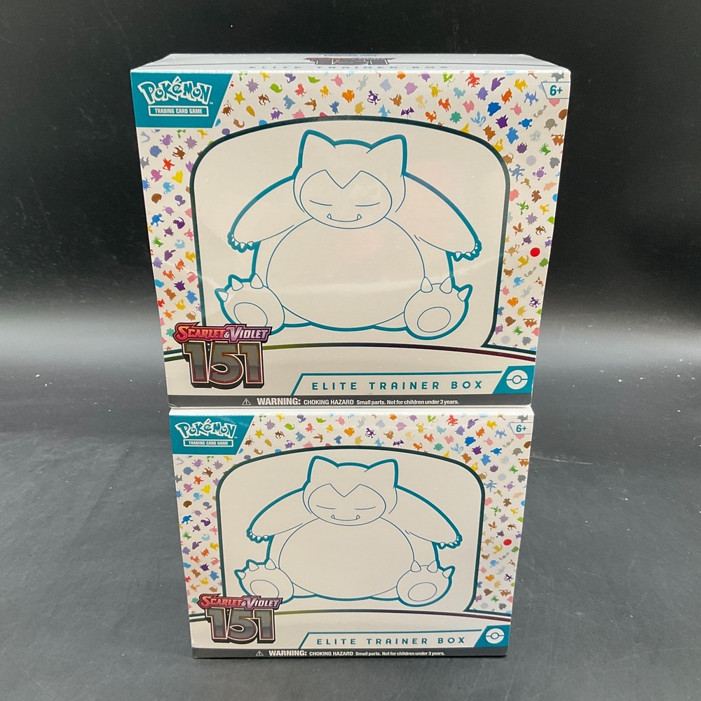 Lot of (2) Pokemon TCG Scarlet & Violet 151 MEW EN Elite Trainer Boxes SEALEDPROBSTEIN is actively accepting consignments !!