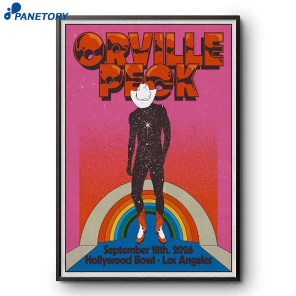 Orville Tour Los Angeles CA Sept 18 2026 Poster