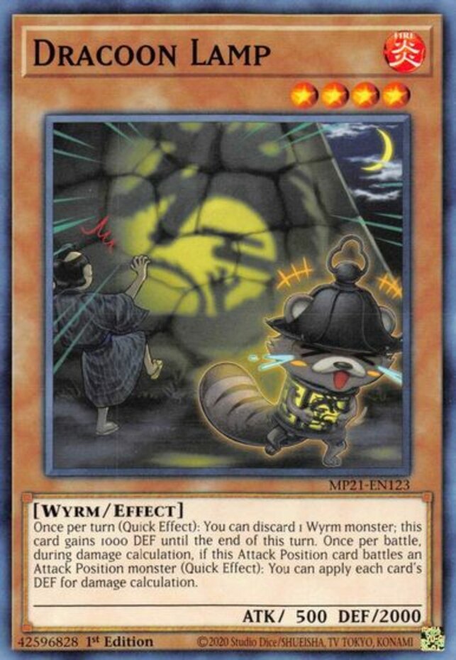 Yu-Gi-Oh! MP21 Dracoon Lamp Common 1st Edition NM English