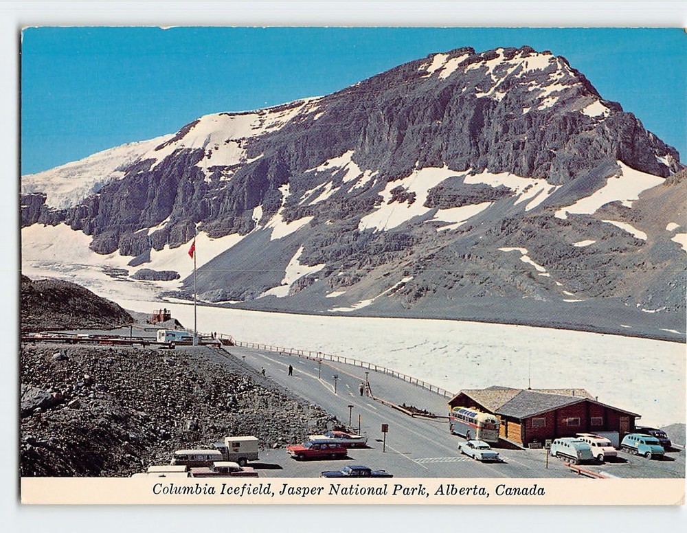 Postcard  Columbia Icefield Jasper National Park Alberta Canada