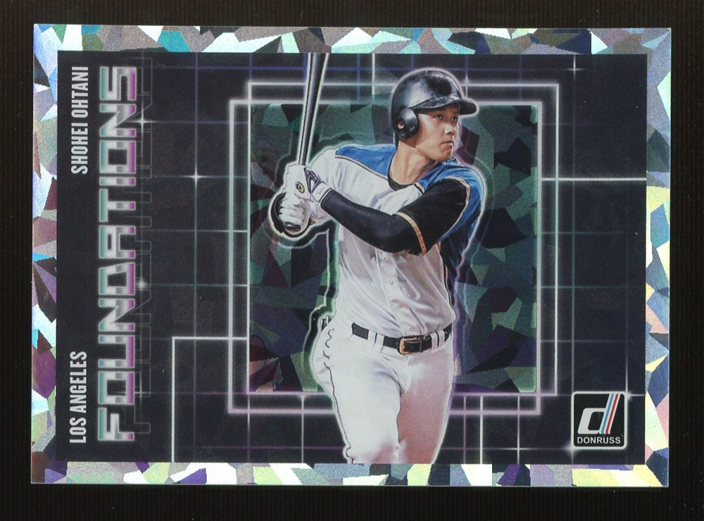 2018 Donruss Foundations Cracked Ice #F7 Shohei Ohtani Dodgers RCPROBSTEIN is actively accepting consignments !!