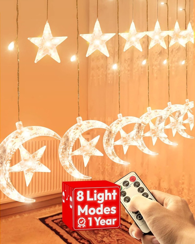 OLEEK Ramadan Lights Decorations - Ramadan Decorations for Home 2026 - Ramadan D
