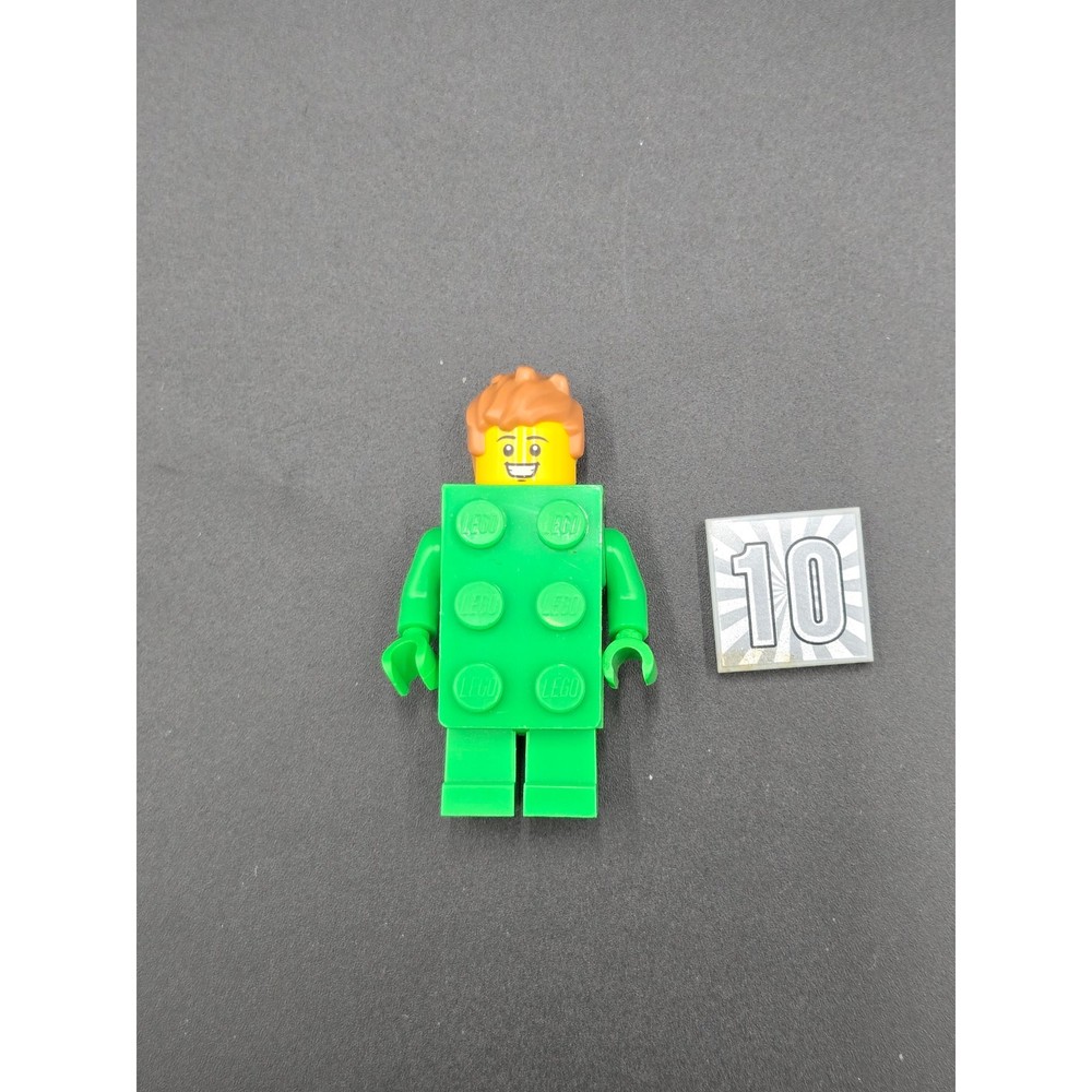 Lego Green Brick Costume Minifigure Series 20 CMF Complete Set of 10