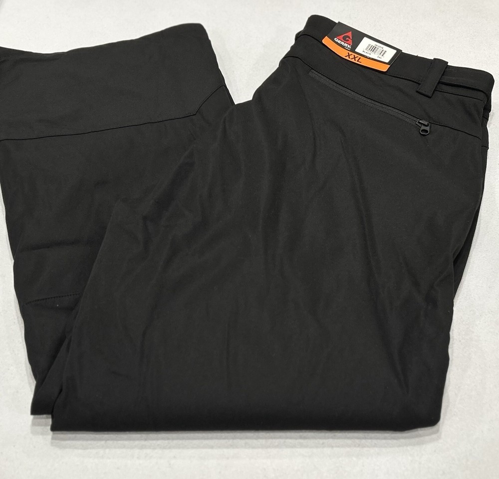 Gerry Mens Stretch Snow Pants Black Waterproof Insulated XXL Size
