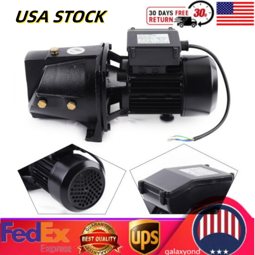1 horsepower Shallow Well Jet Pump w/ Pressure Switch For Water Well Supply